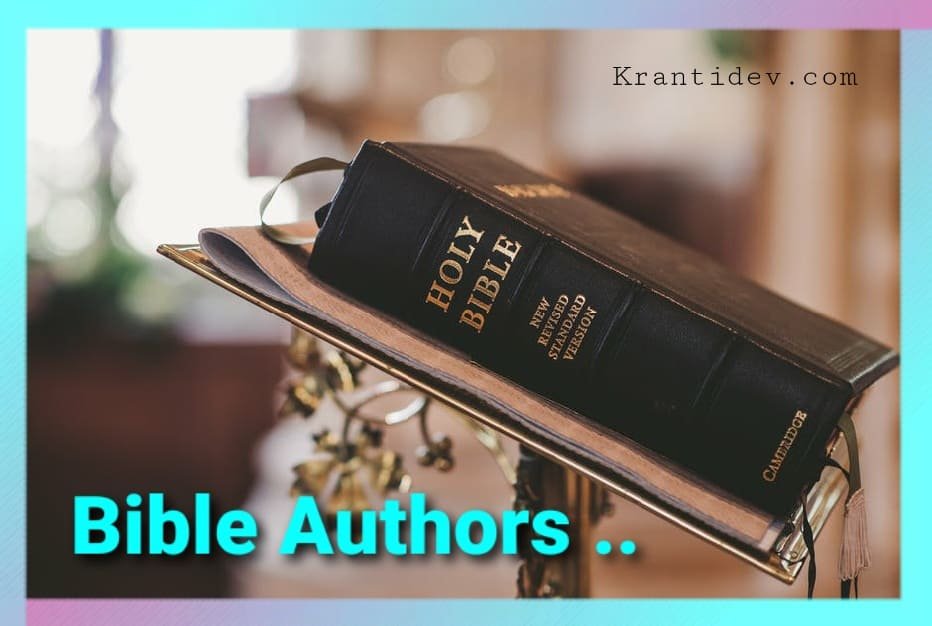 How many bible authors