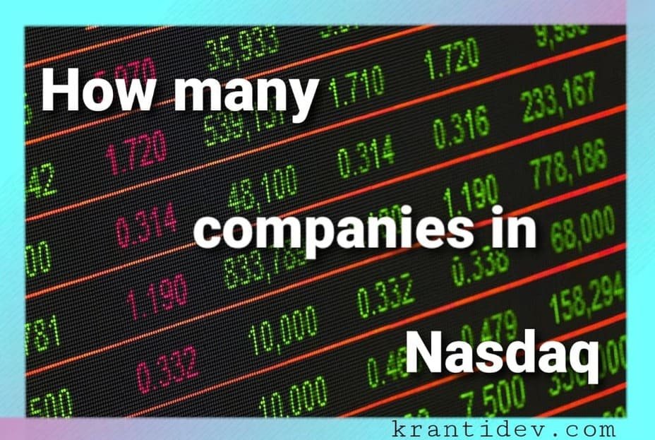 how many companies in Nasdaq